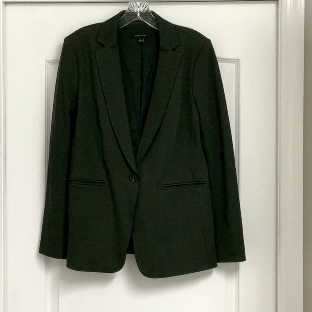 Long and Lean Olive Green Blazer